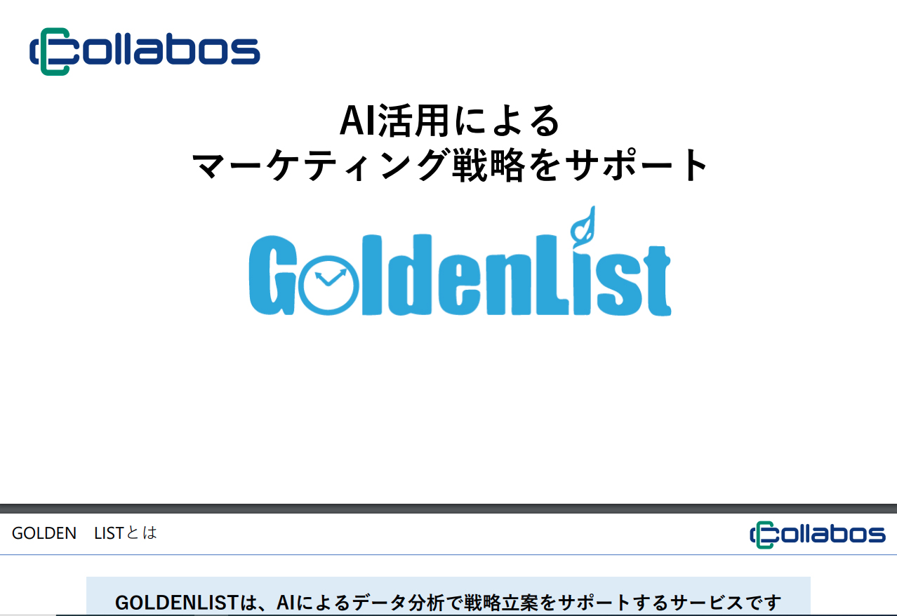 【Golden-List】経営、戦略向け資料